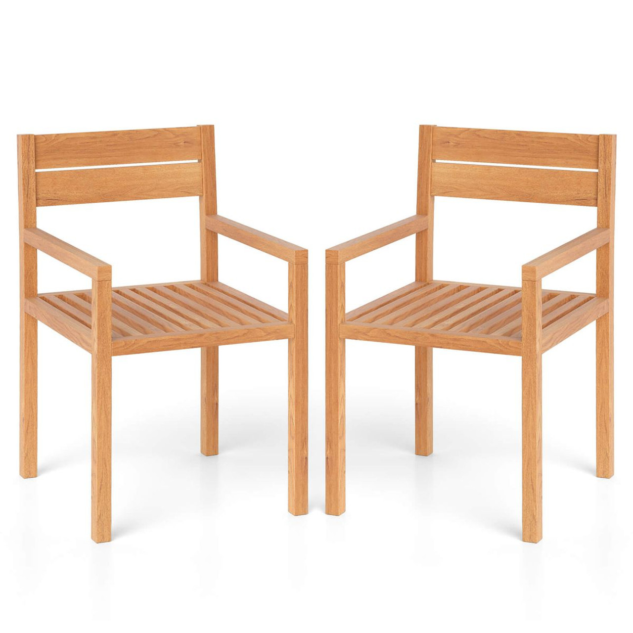 Outdoor Teak Wood Dining Chairs product image