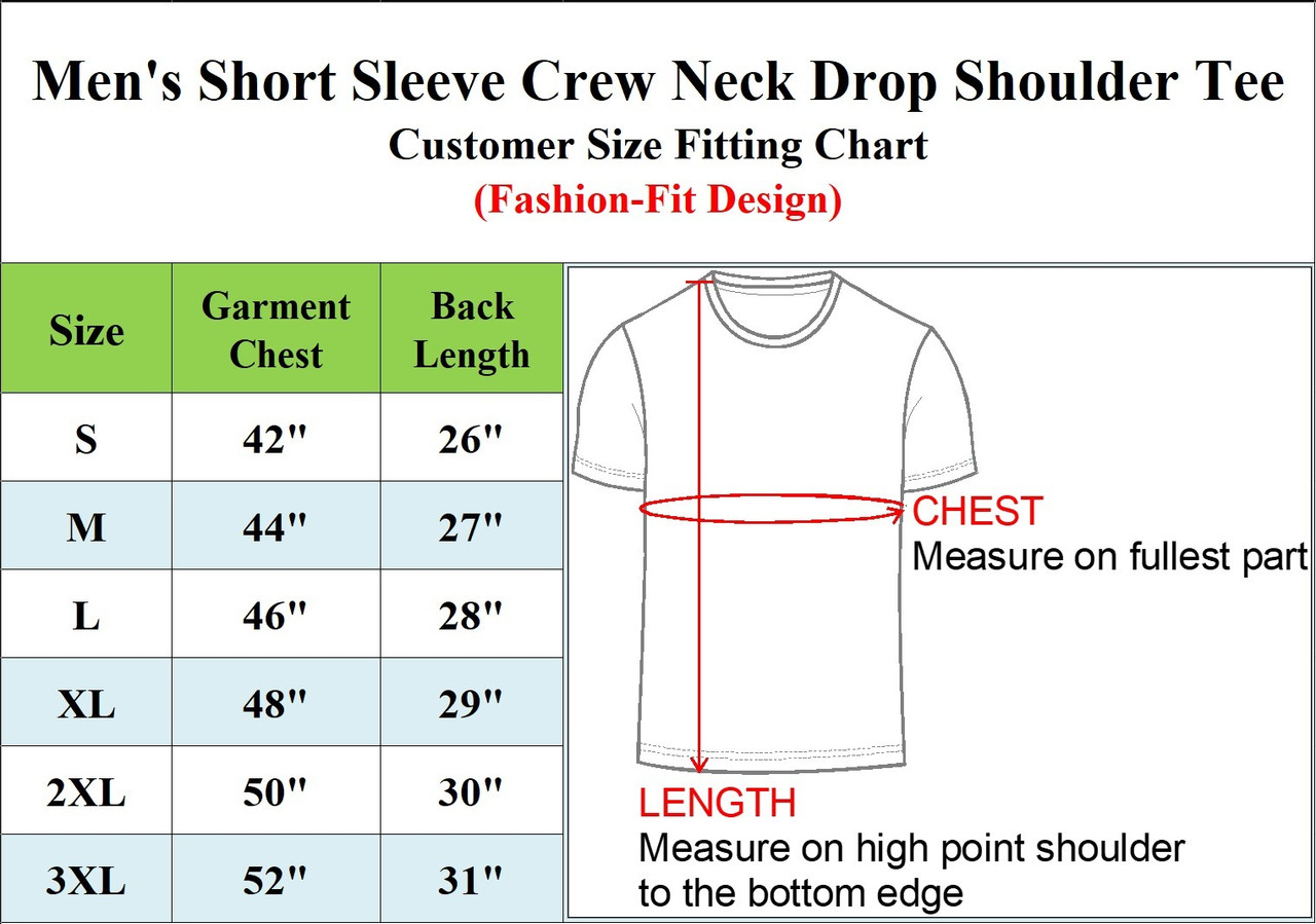 Men’s Heavyweight Oversized Drop Shoulder Fashion Tees (1- or 3-Pack) product image