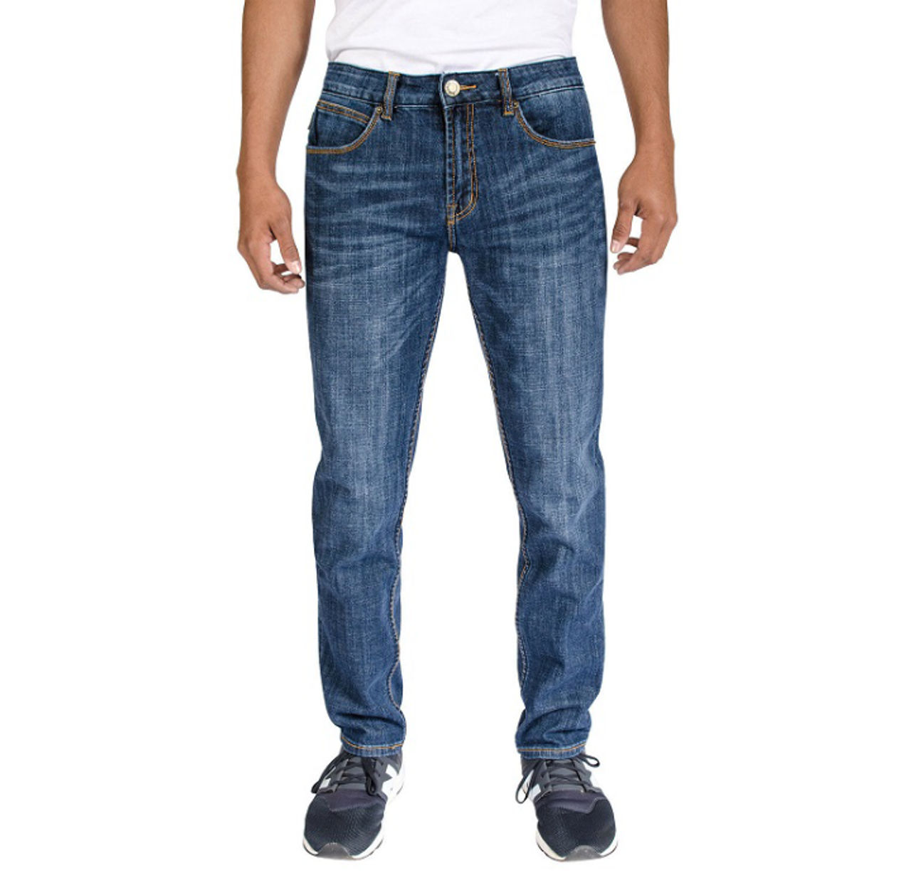 Men’s Slim Fit 5-Pocket Stretch Denim Jeans product image