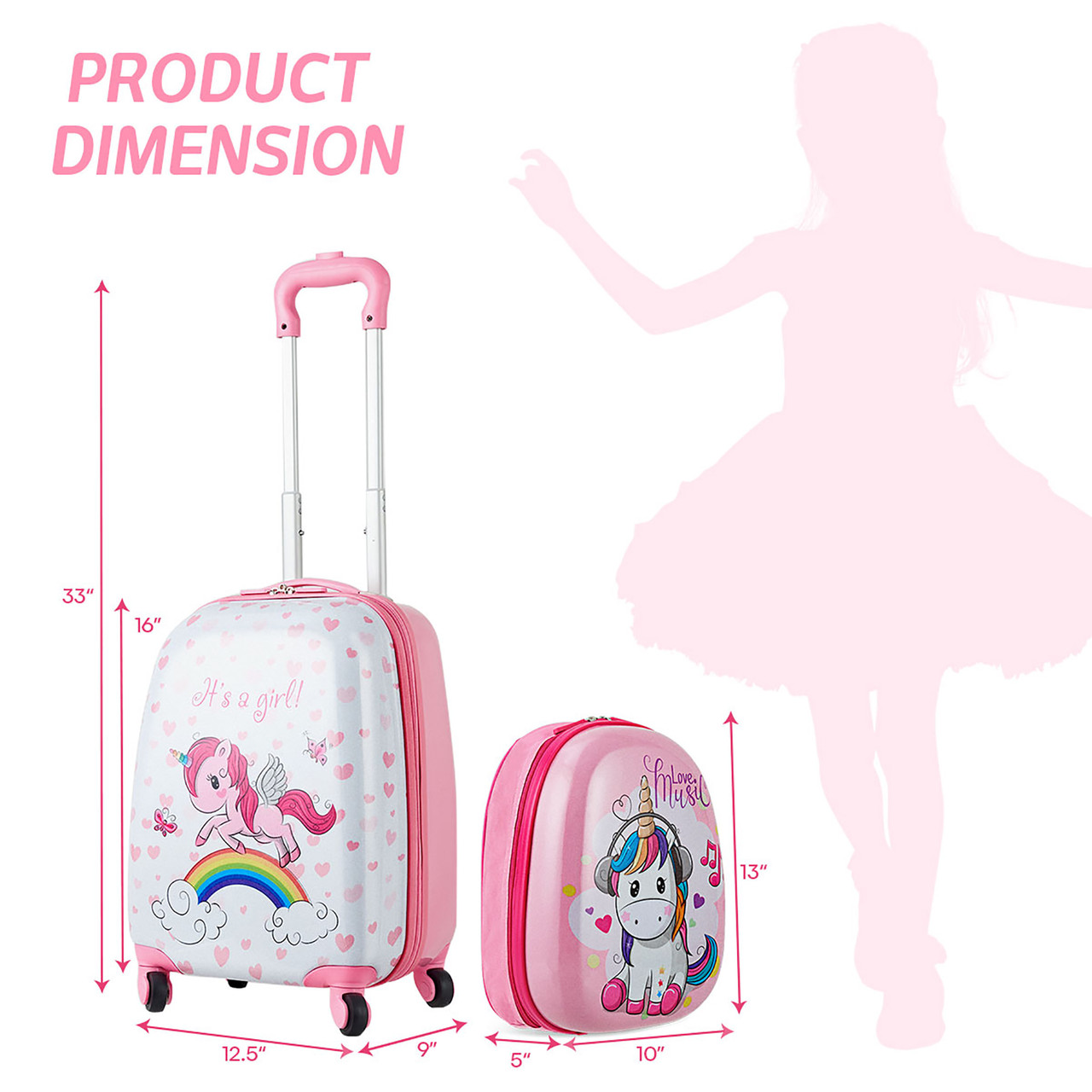 Kids' Suitcase and Backpack Set product image