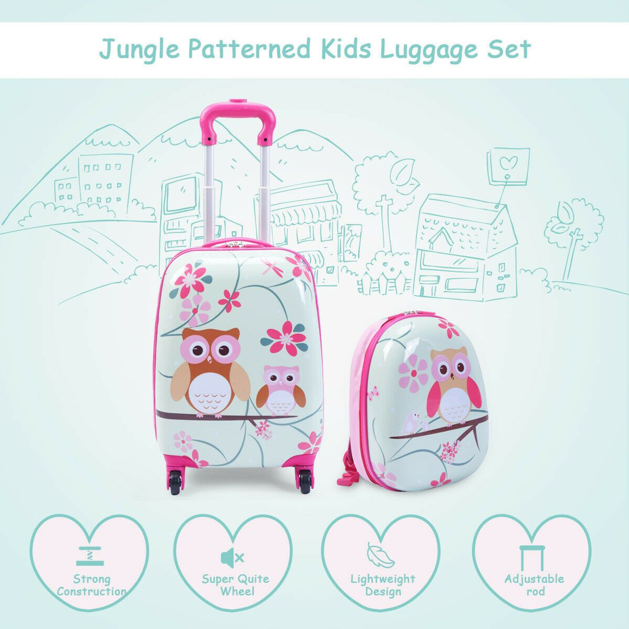 Kids' Suitcase and Backpack Set product image