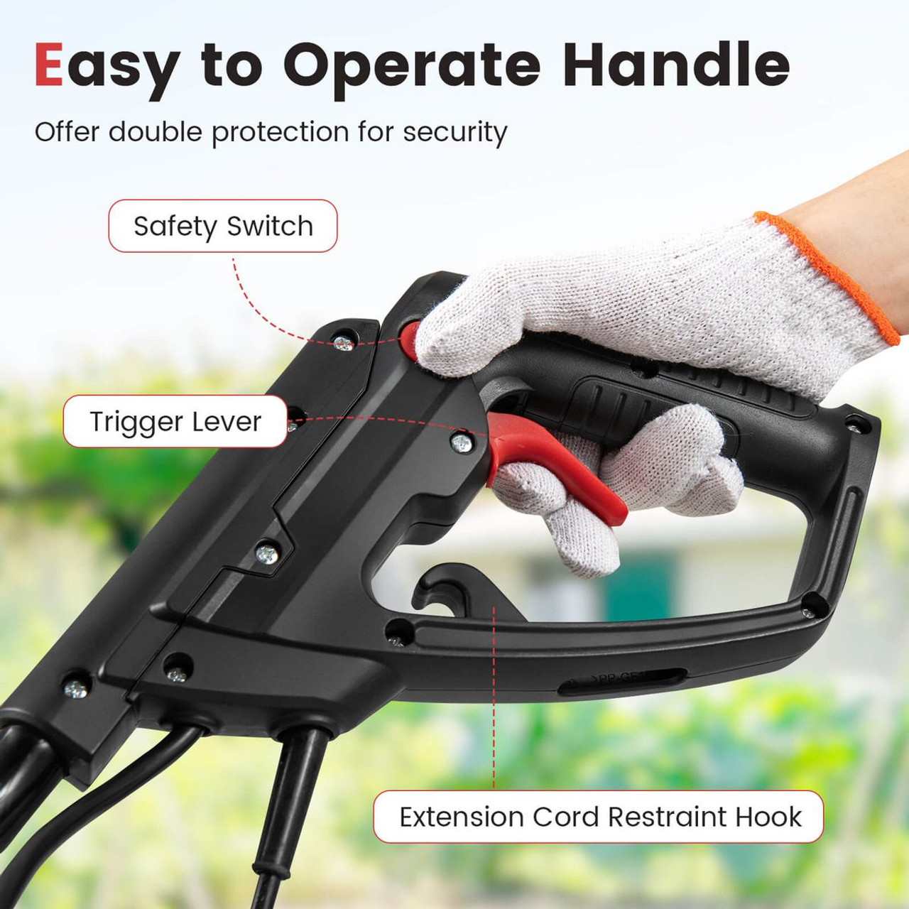 Ironmax Corded Electric Tiller Cultivator product image