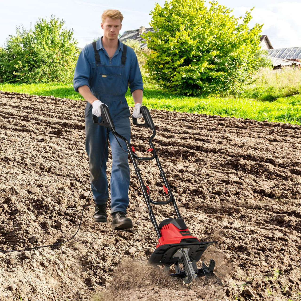 Ironmax Corded Electric Tiller Cultivator product image