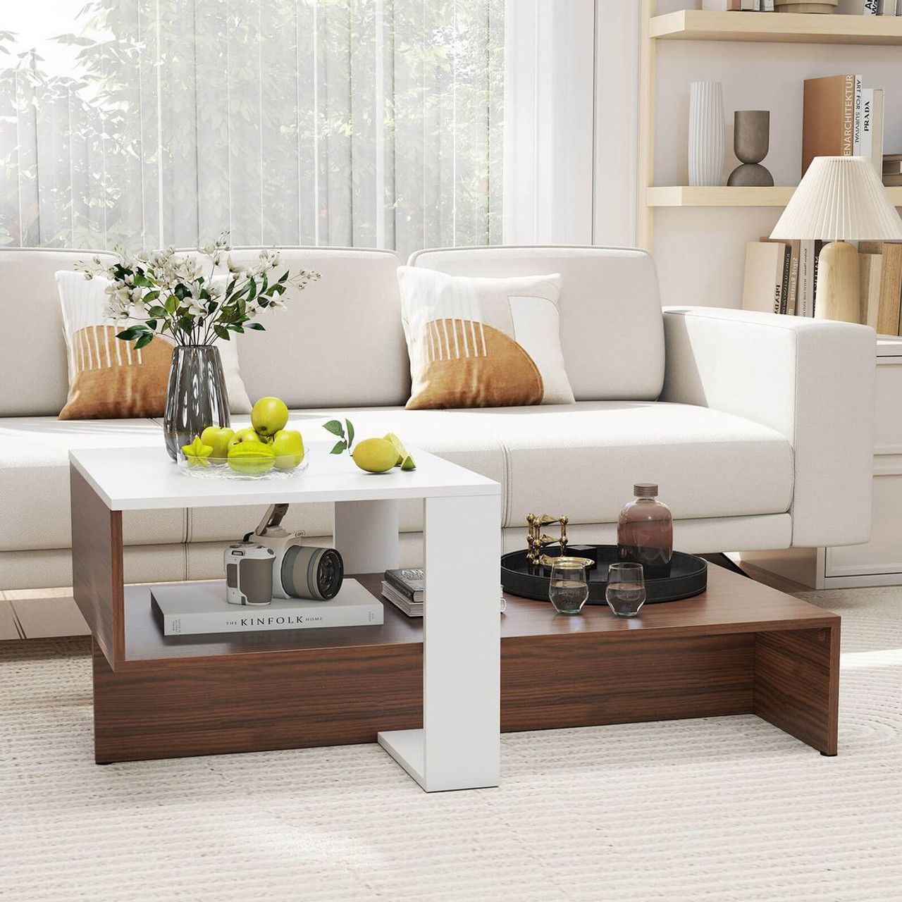 2-Tier Geometric Coffee Table  product image