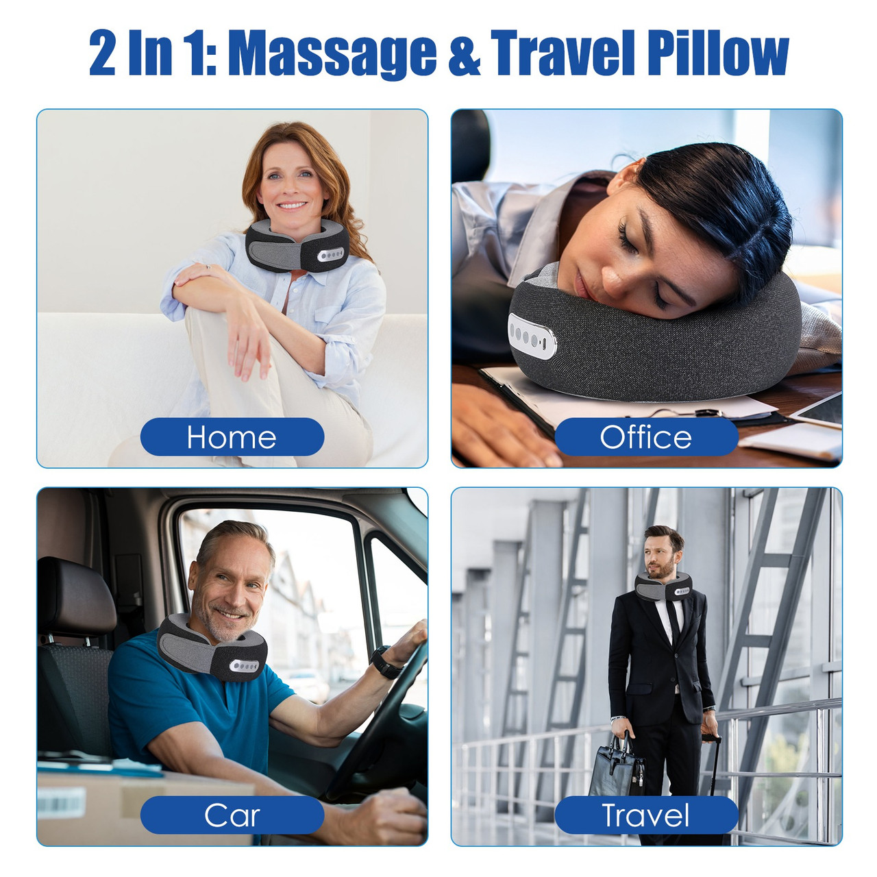 Heated Massage Neck Pillow product image