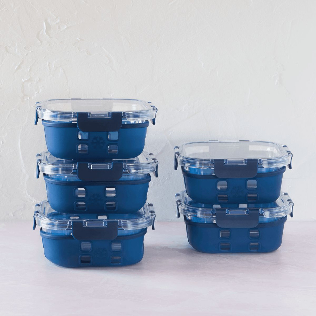 Glass Container Set with Silicone Sleeve product image