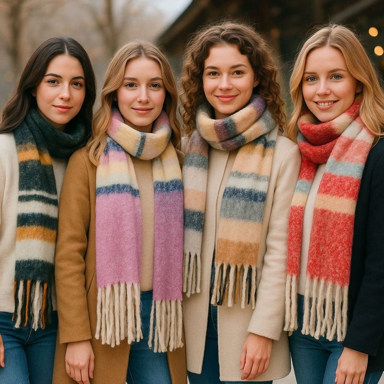 Cozy Knit Winter Scarf (2-Pack) product image