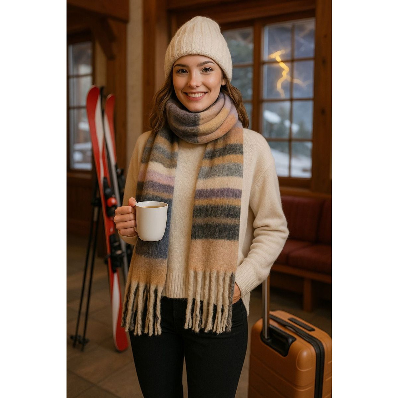 Cozy Knit Winter Scarf (2-Pack) product image