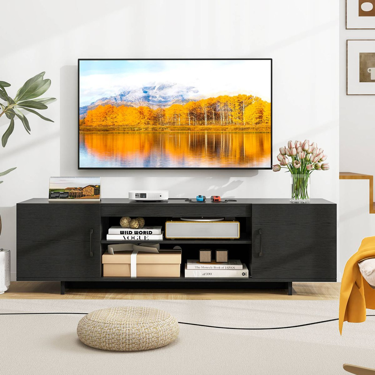TV Stand for 70" TVs with Power Outlet  product image TV Stand for 70" TVs with Power Outlet  product image