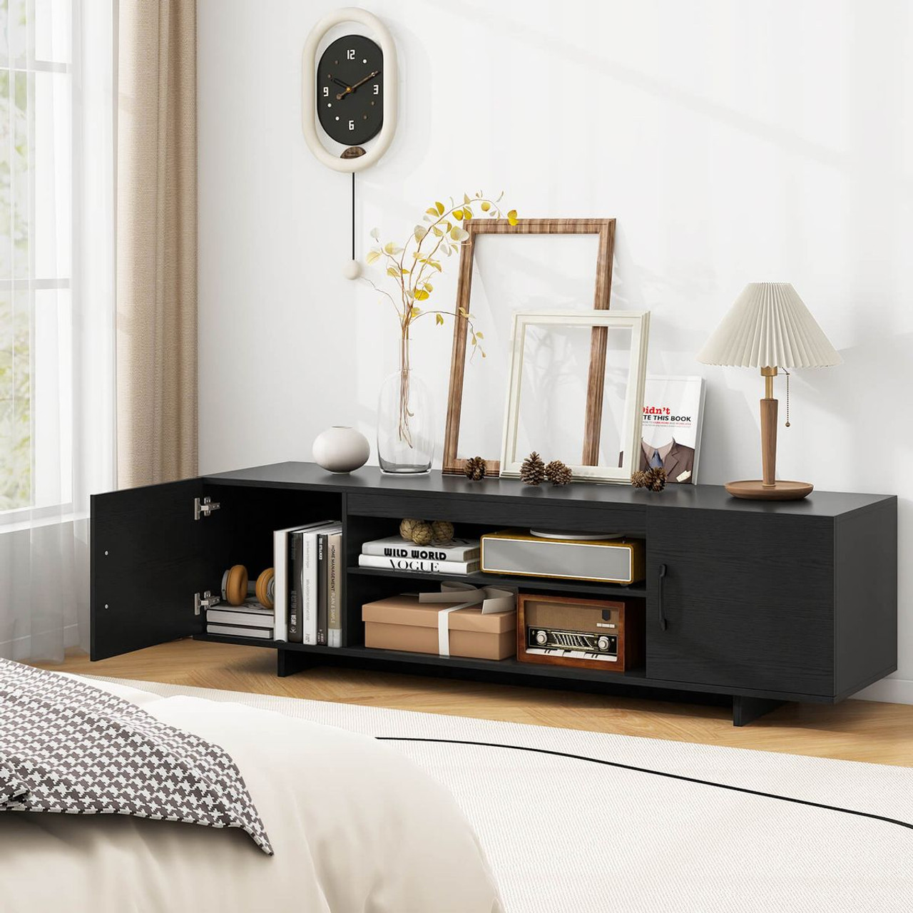 TV Stand for 70" TVs with Power Outlet  product image TV Stand for 70" TVs with Power Outlet  product image