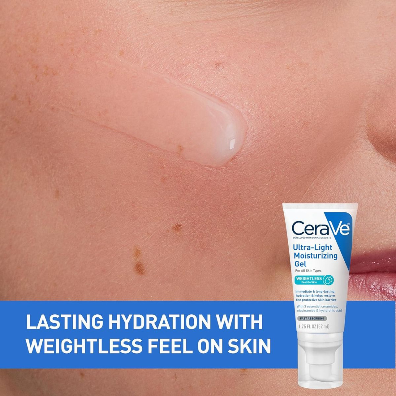 CeraVe Ultra-Light Moisturizing Gel,1oz (2-Pack) product image