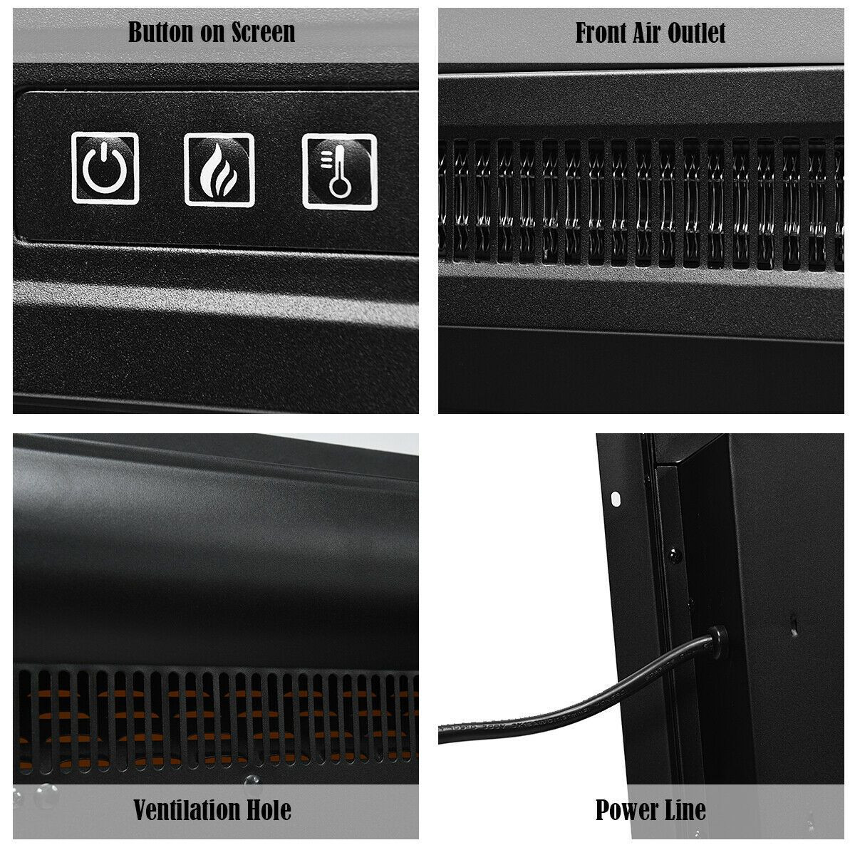 18" Electric Fireplace Insert with 3D Realistic Flame Effects product image