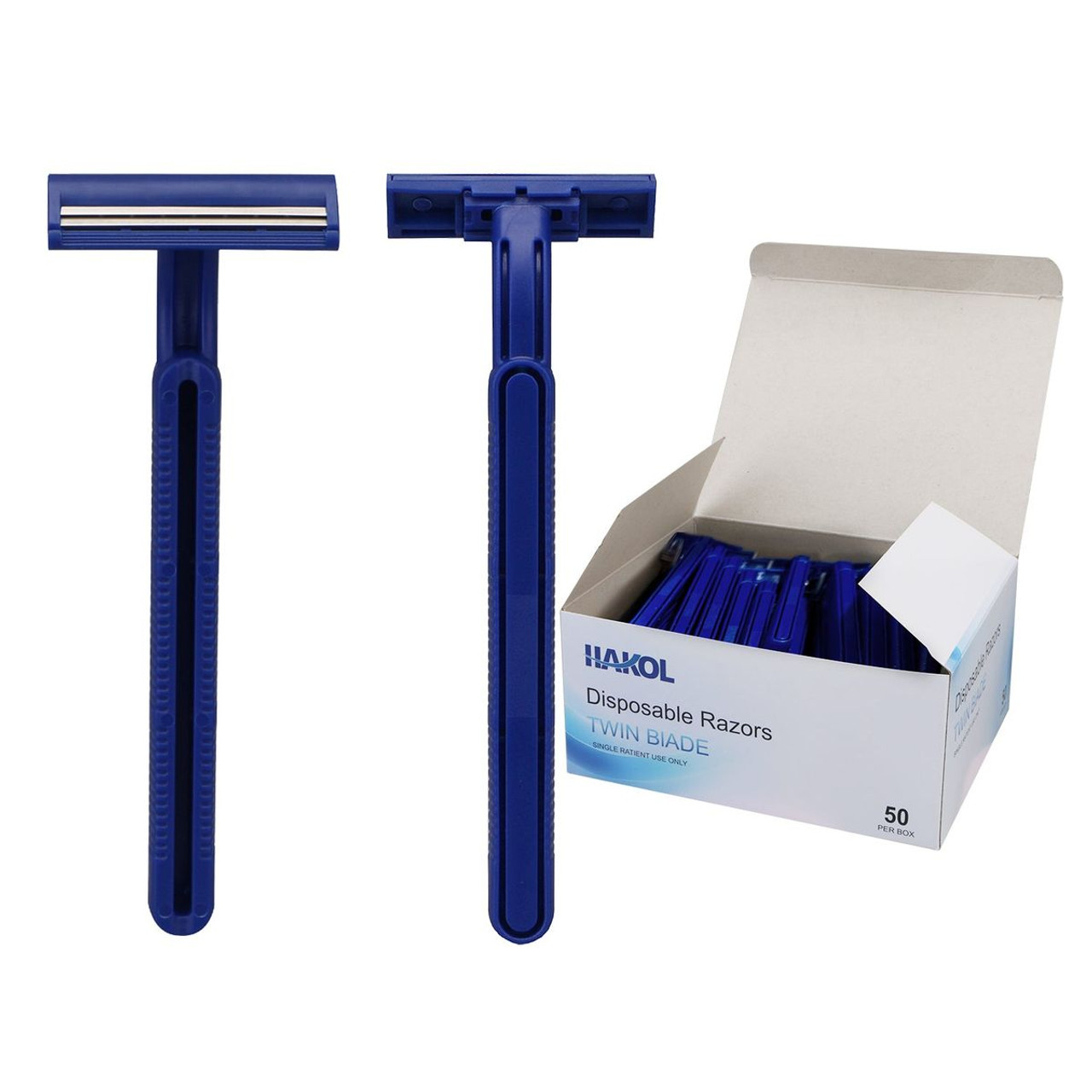 Disposable Twin Blade Shaving Razor (1-, 2- or 4-Pack) product image