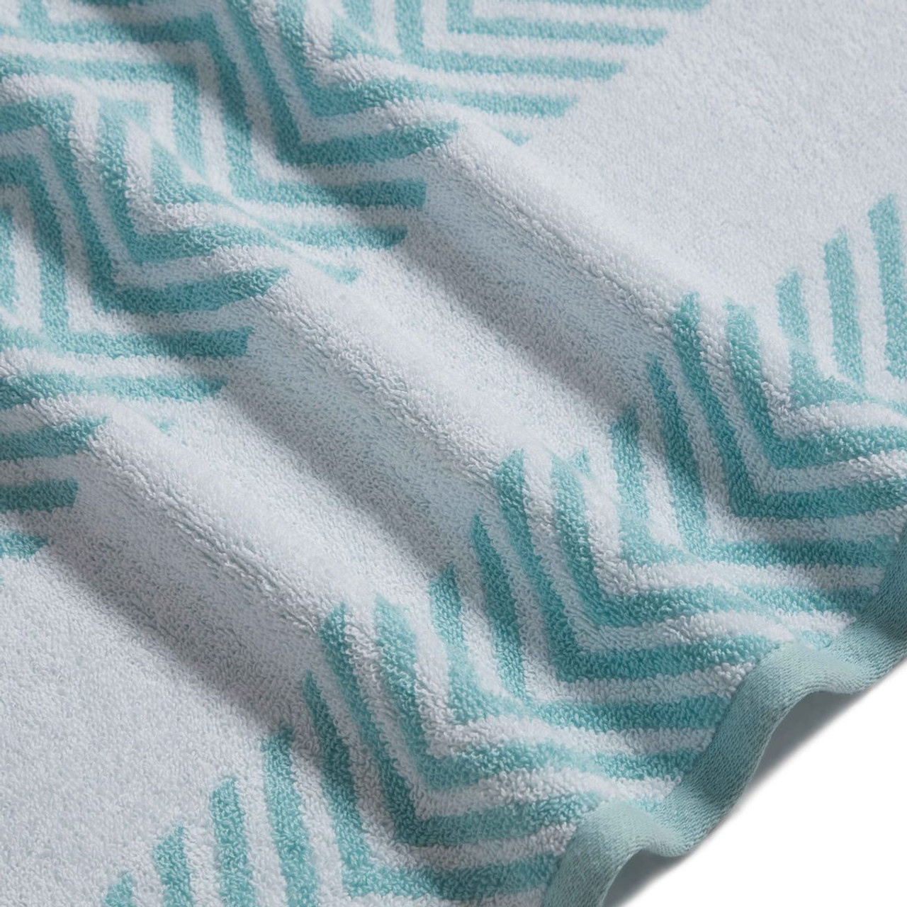 Kathy Ireland 6-Piece Chevron Jacquard Towel Set with LetsDry product image