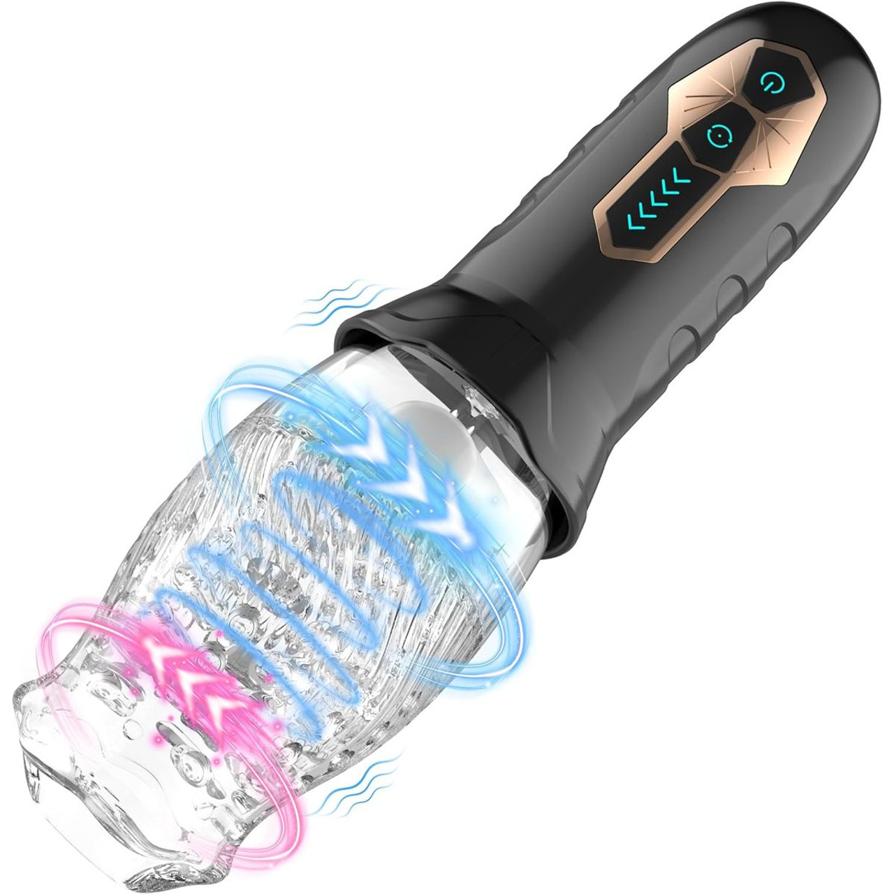 Rechargeable Vibrating Stroker with 10 Vibration and 5 Rotating Modes product image