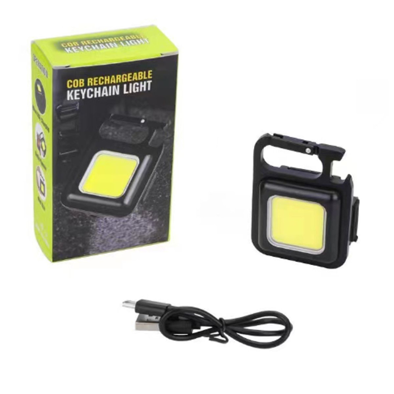 Rechargeable COB Keychain Work Light with Folding Stand (2-Pack) product image