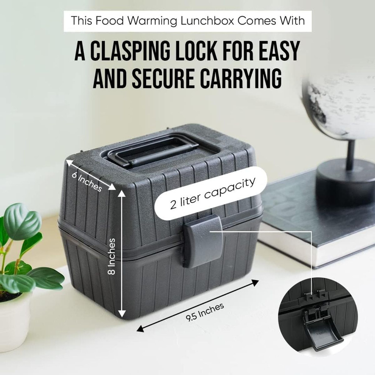 Hard-sided Heating Insulated Lunch Box (2-Pack) product image