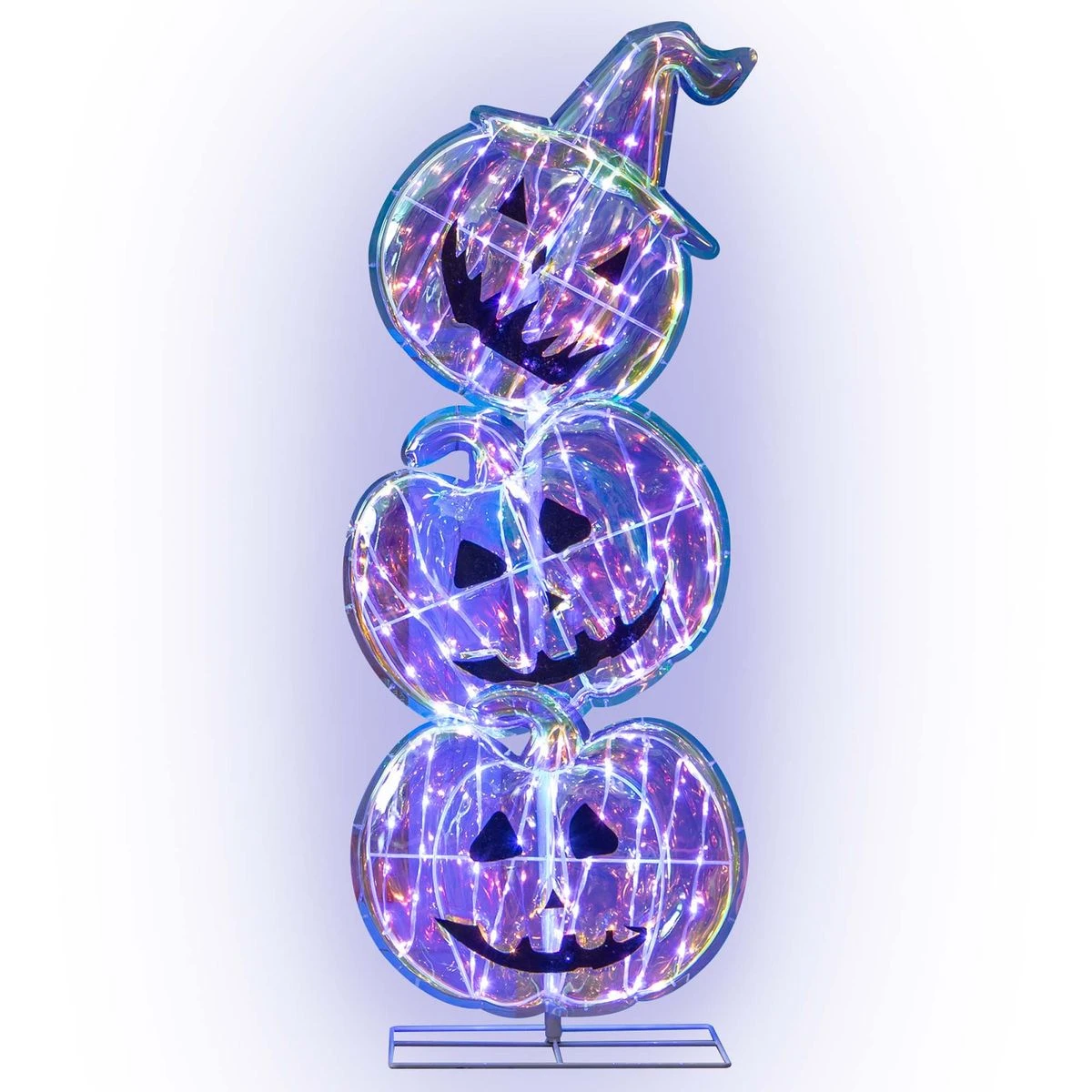 3.4-foot Halloween Stacked Pumpkins with 150 LED product image