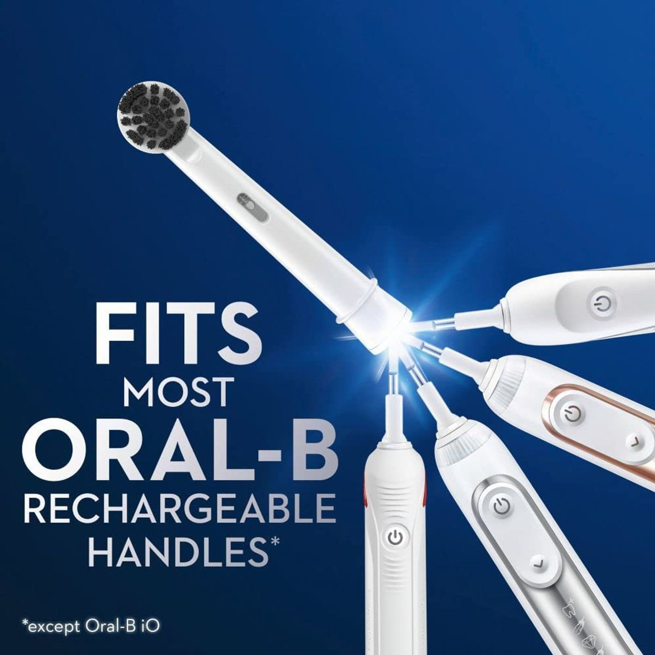Oral-B Charcoal Electric Toothbrush Replacement Heads (5- or 10-Count) product image