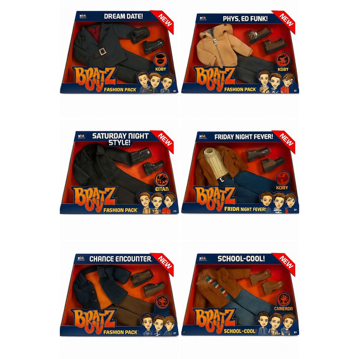 Bratz Boyz Collector's Edition Fashion Pack (6-Pack) - DailySteals
