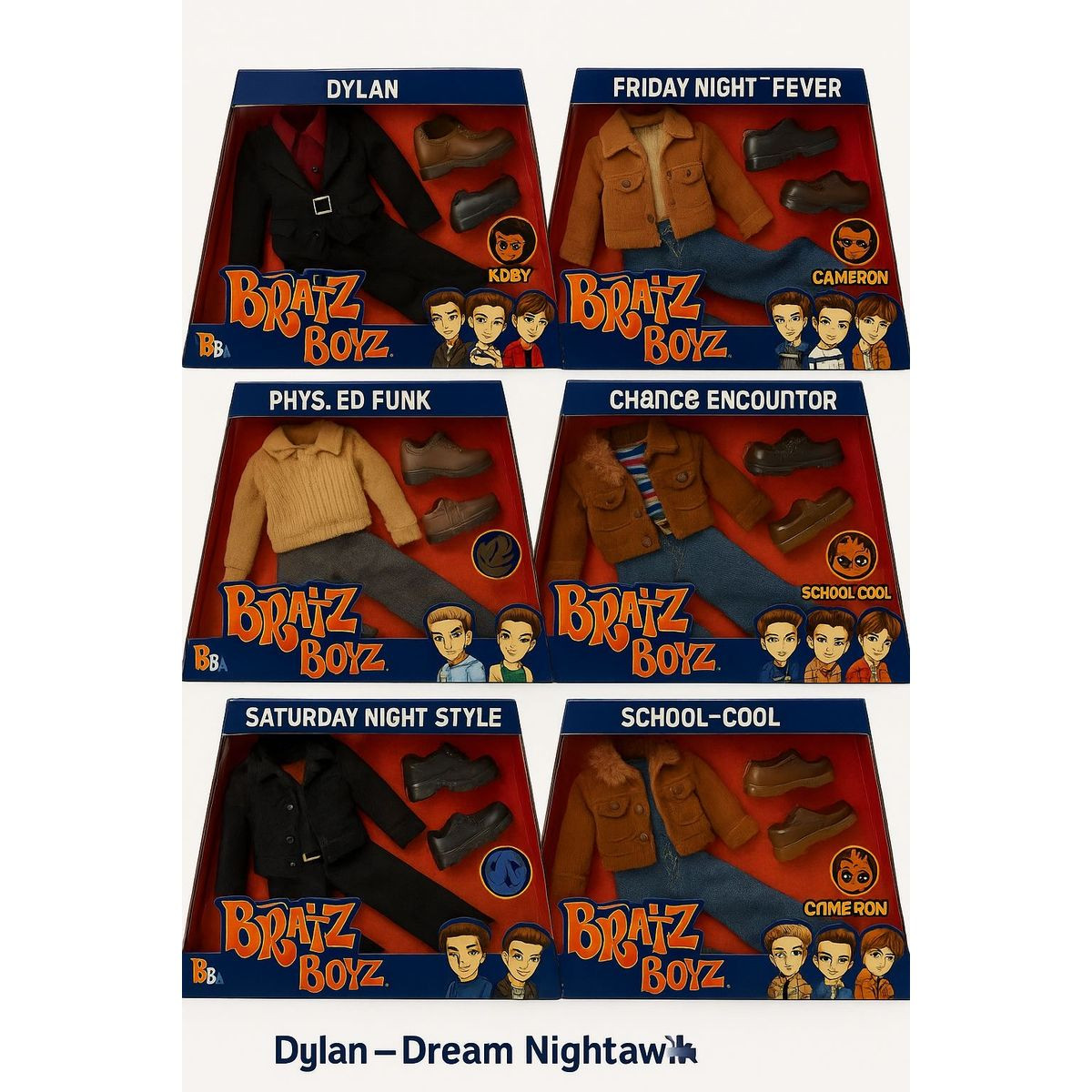 Bratz Boyz Collector’s Edition Fashion Pack (6-Pack) product image