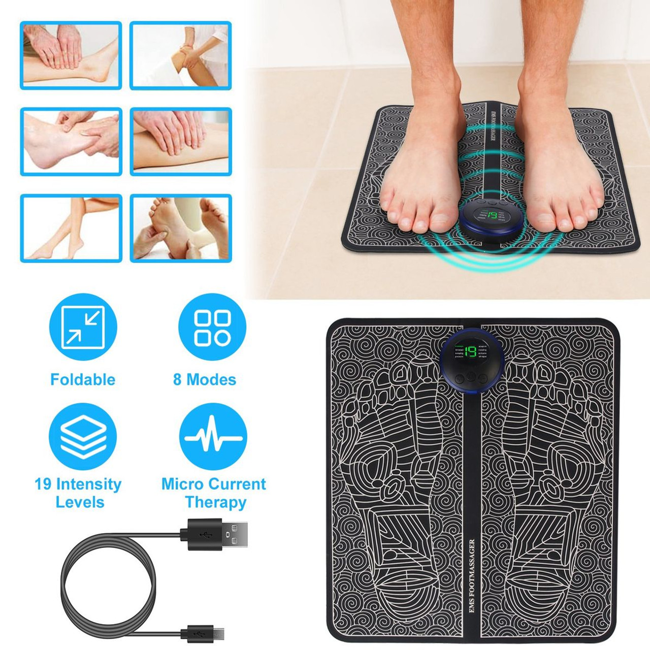 6-Mode Foot Massage Pad product image