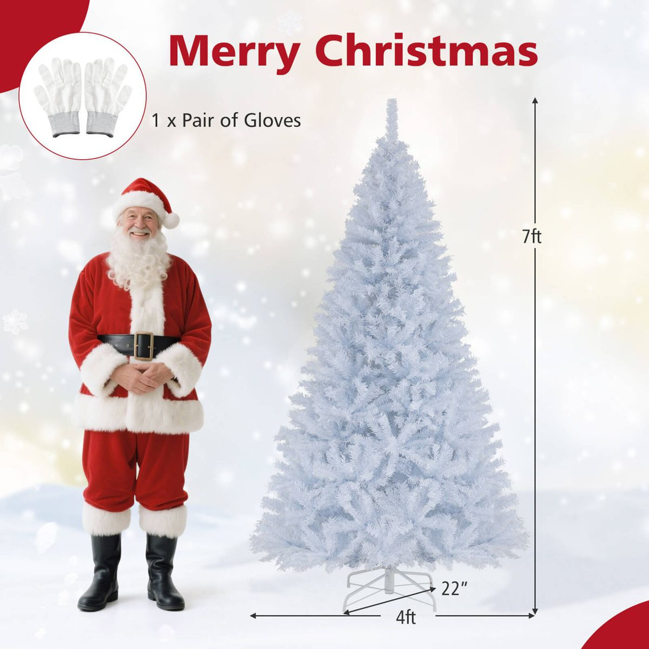 Artificial Pre-Lit Christmas Tree (6 or 7 ft) product image Artificial Pre-Lit Christmas Tree (6 or 7 ft) product image