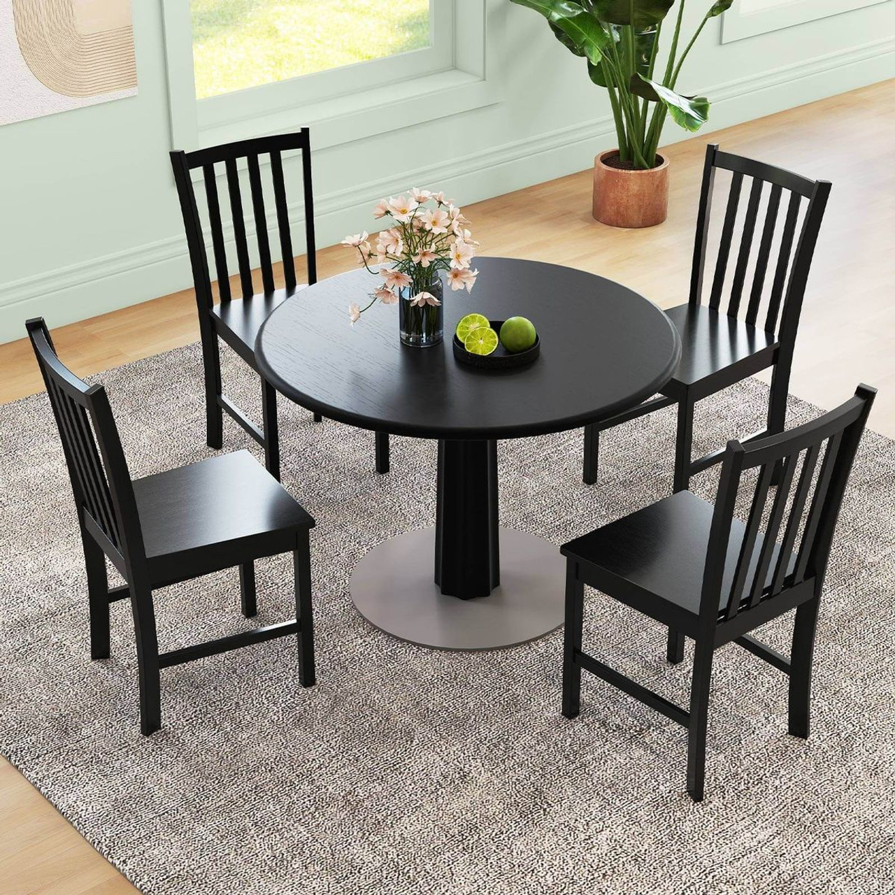 Rustic Dining Chairs with Tilt Backrest (2-Pack) product image