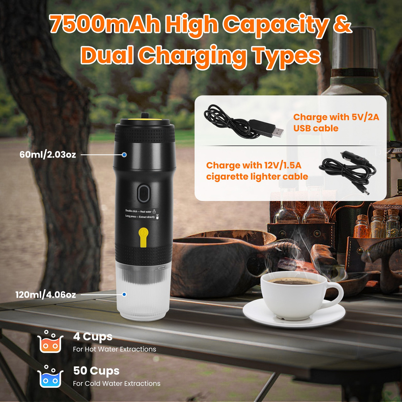 NewHome Portable Electric Espresso Machine product image
