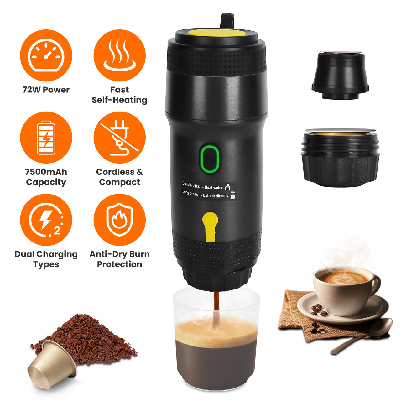 NewHome Portable Electric Espresso Machine product image
