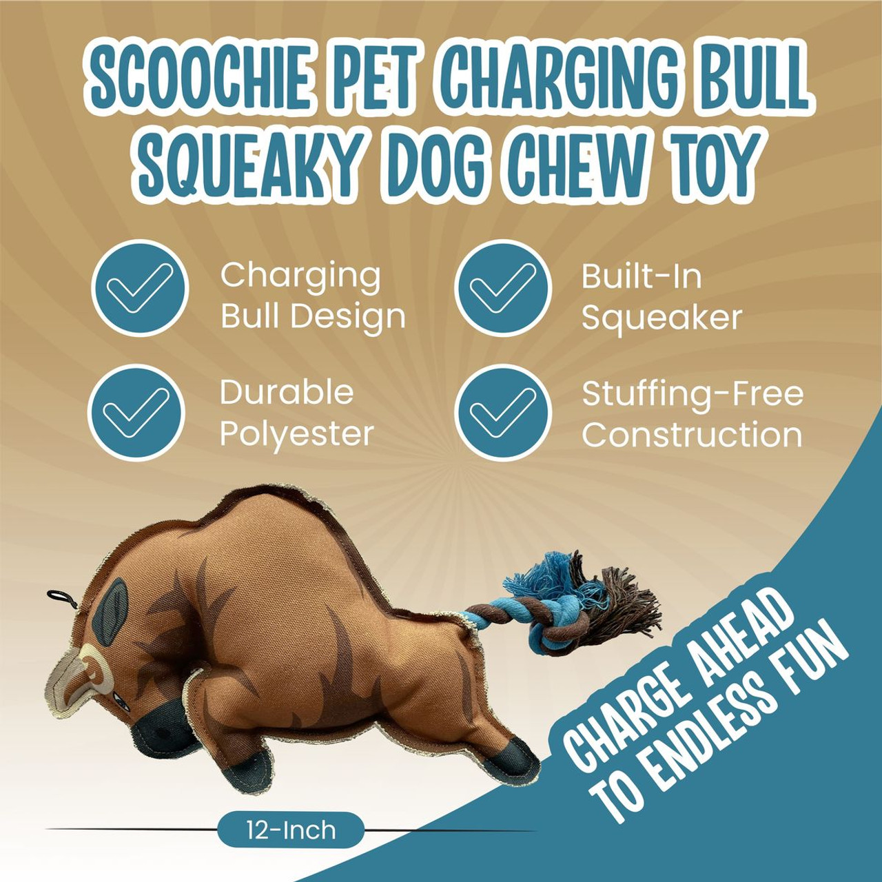 Scoochie Pet Squeaky Dog Toy product image Scoochie Pet Squeaky Dog Toy product image