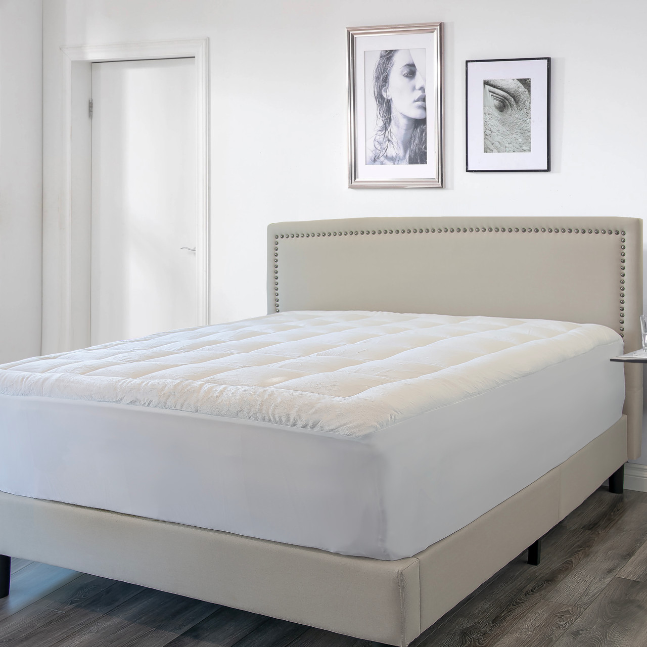 All Season Reversible Pillowtop Mattress Pad product image