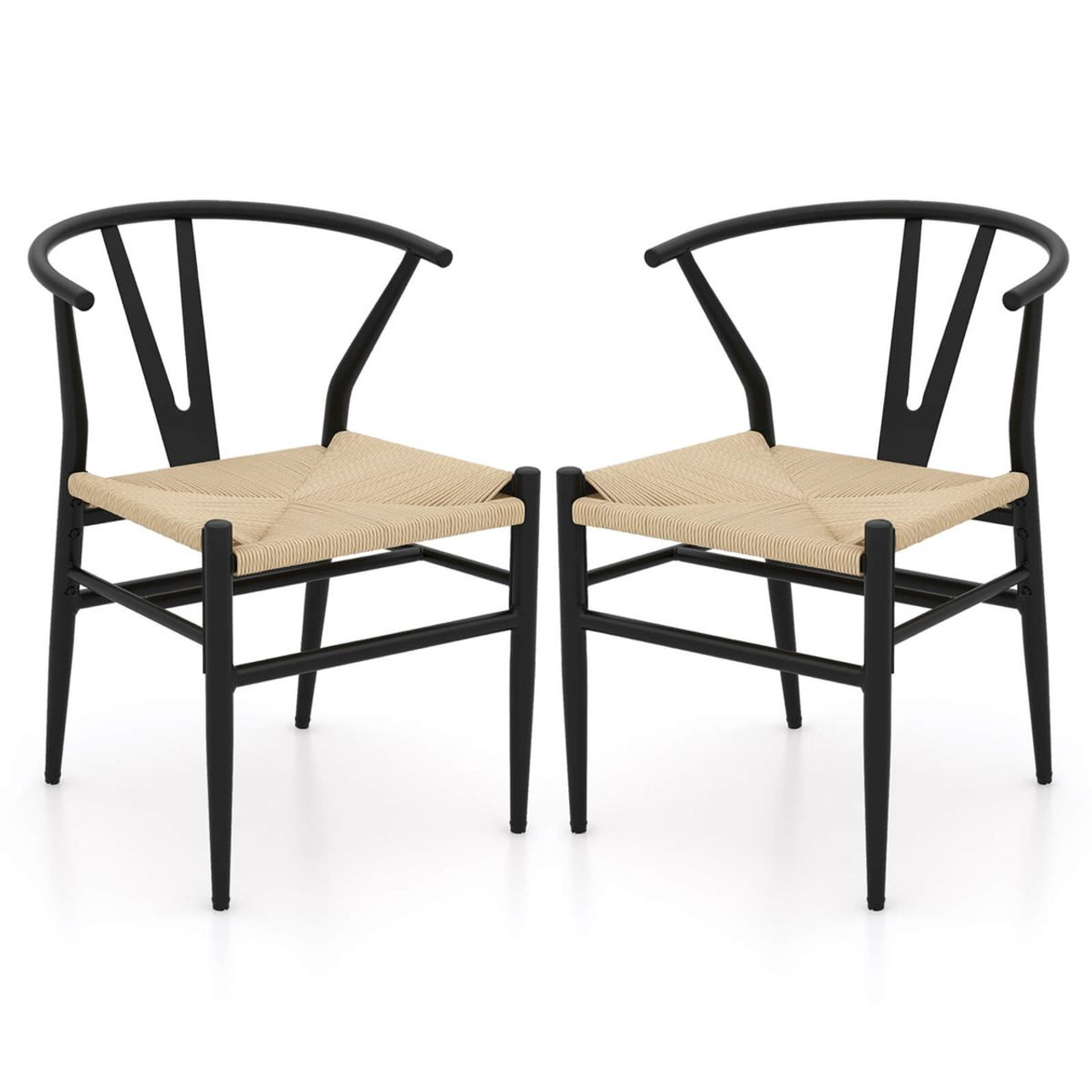 Modern Weave Kitchen Dining Armchairs (2- or 4-Pack) product image