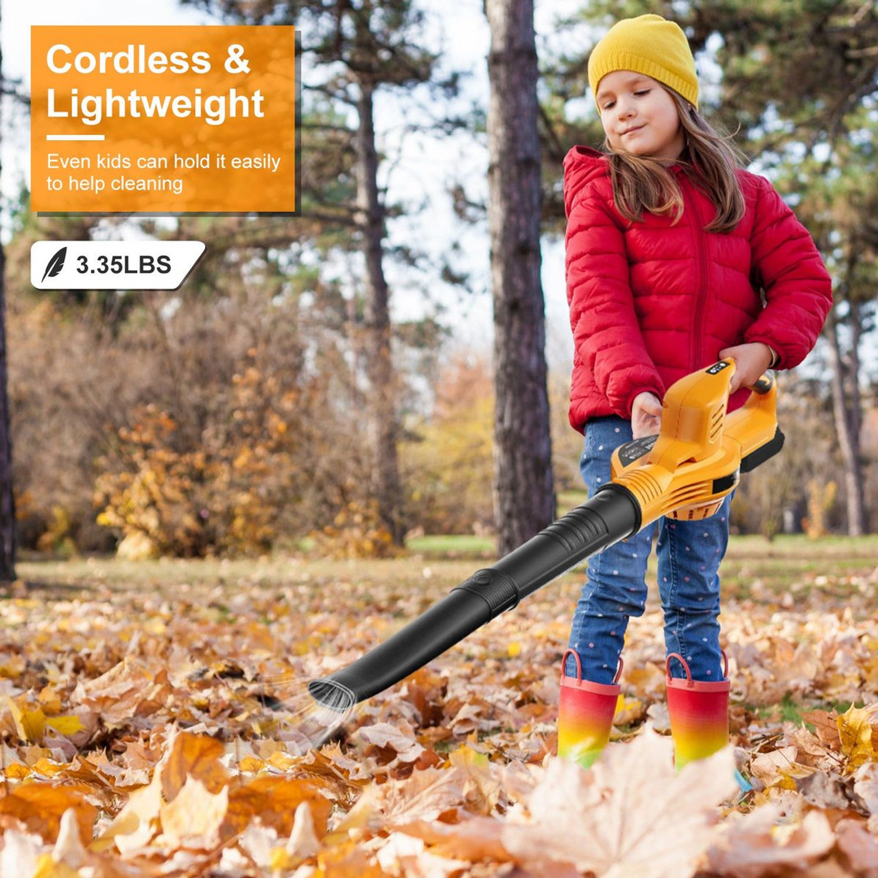 Dual Speed Cordless Leaf Blower product image