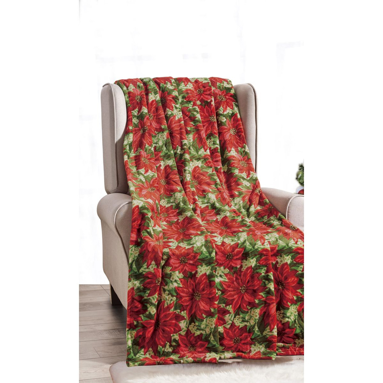 Queen Blanket and Holiday Throw Bundle product image