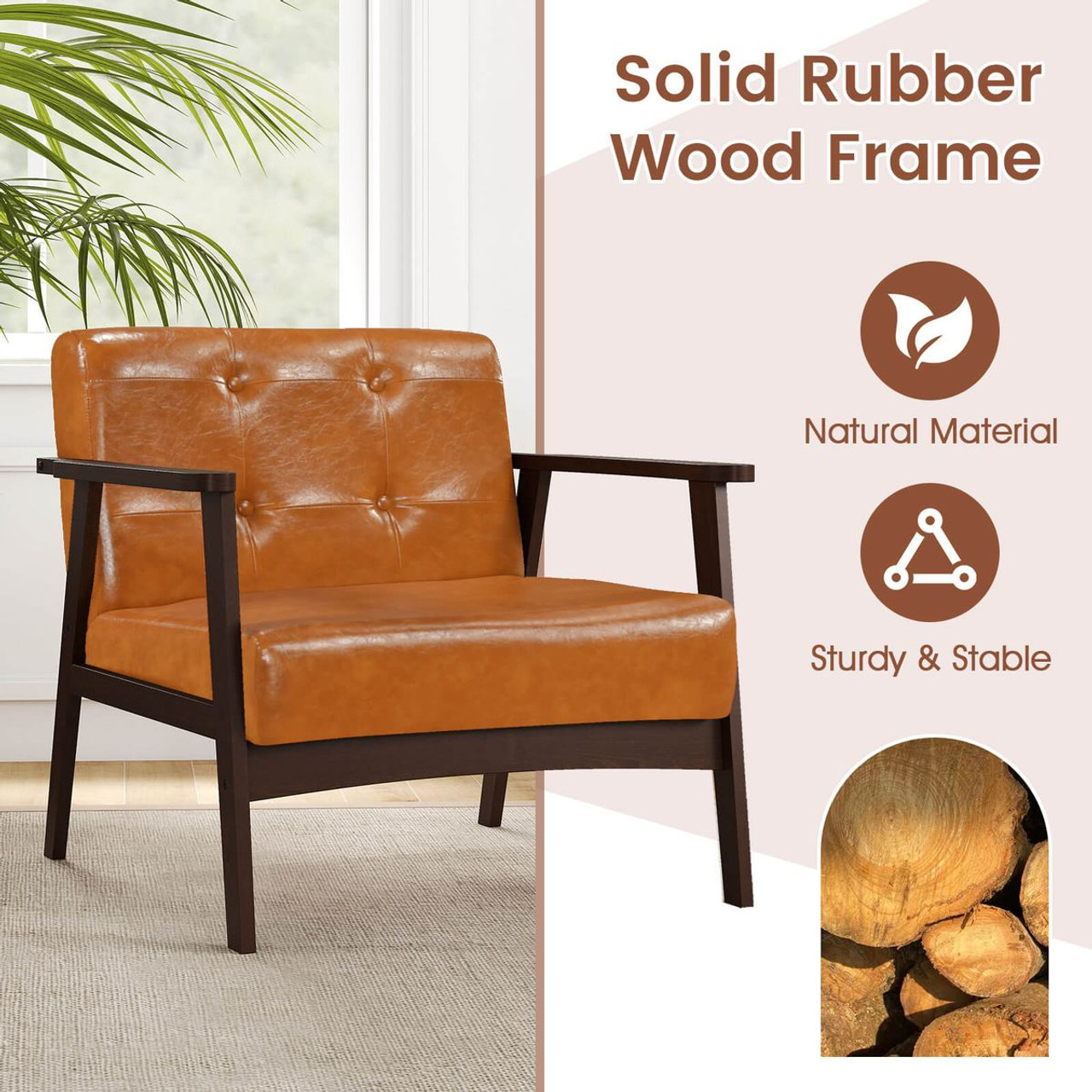 Mid-Century Modern Lounge Chair  (Set of 2) product image