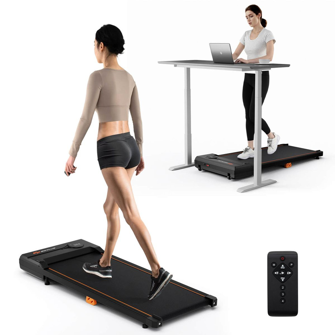 2.5HP Under Desk Treadmill with Remote Control product image