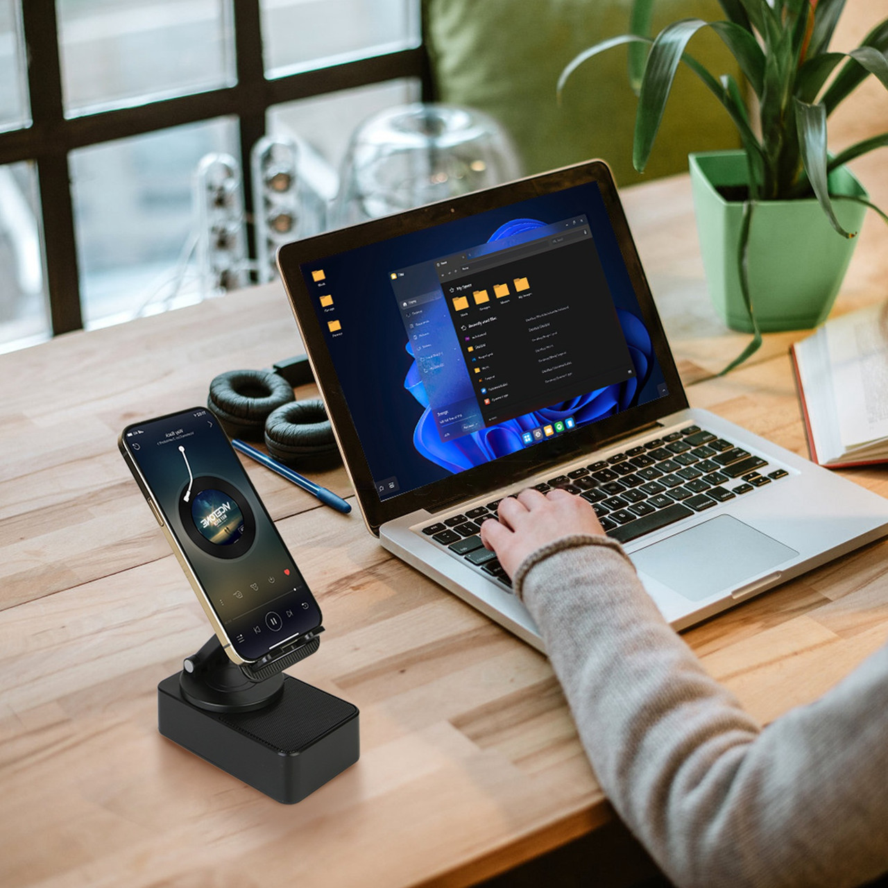 Wireless Speaker Phone Stand product image