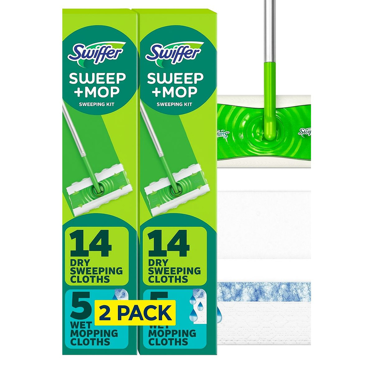 Swiffer 2-in-1 Dry and Wet Multi Surface Floor Cleaner (2-Pack) product image