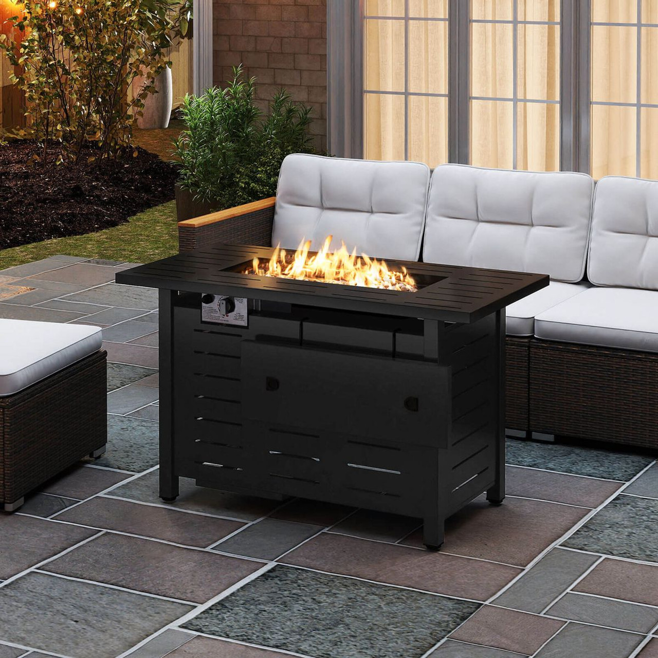 40-Inch Outdoor Propane Fire Pit with Adjustable Flames product image