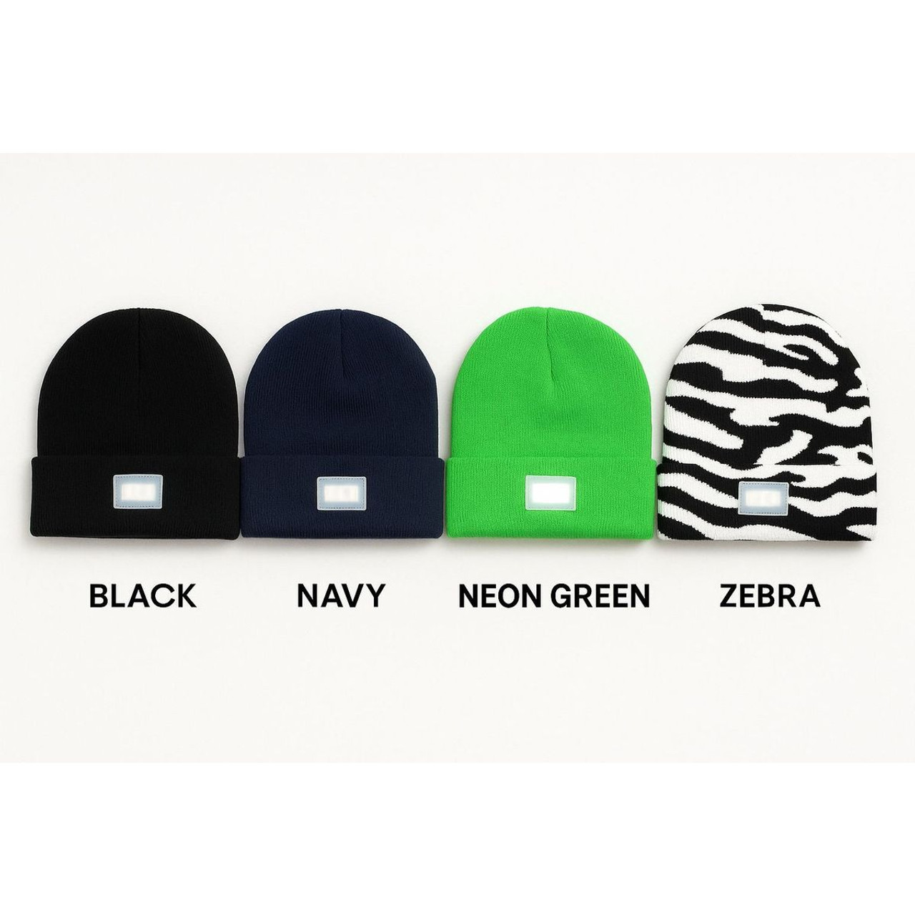 Beanie Hat with Rechargeable LED Headlamp product image