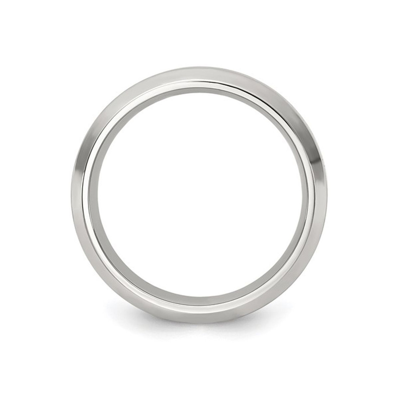 Titanium Beveled Brushed Wedding Band product image Titanium Beveled Brushed Wedding Band product image