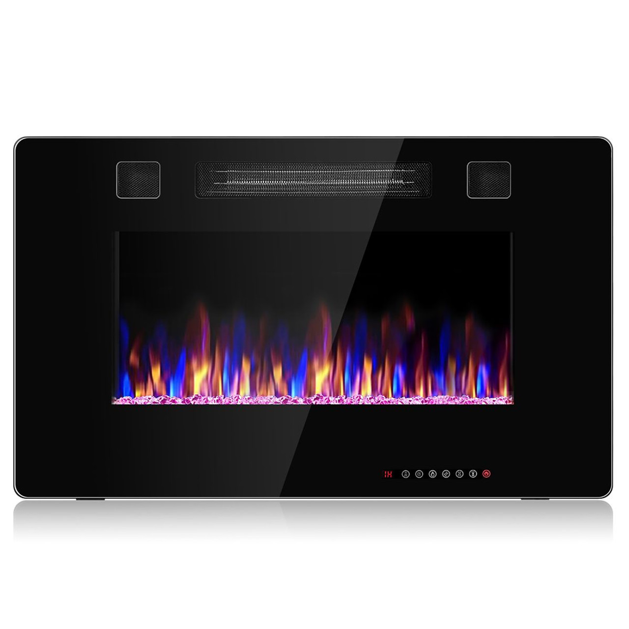 Recessed Ultra-Thin Wall Mounted Electric Fireplace product image