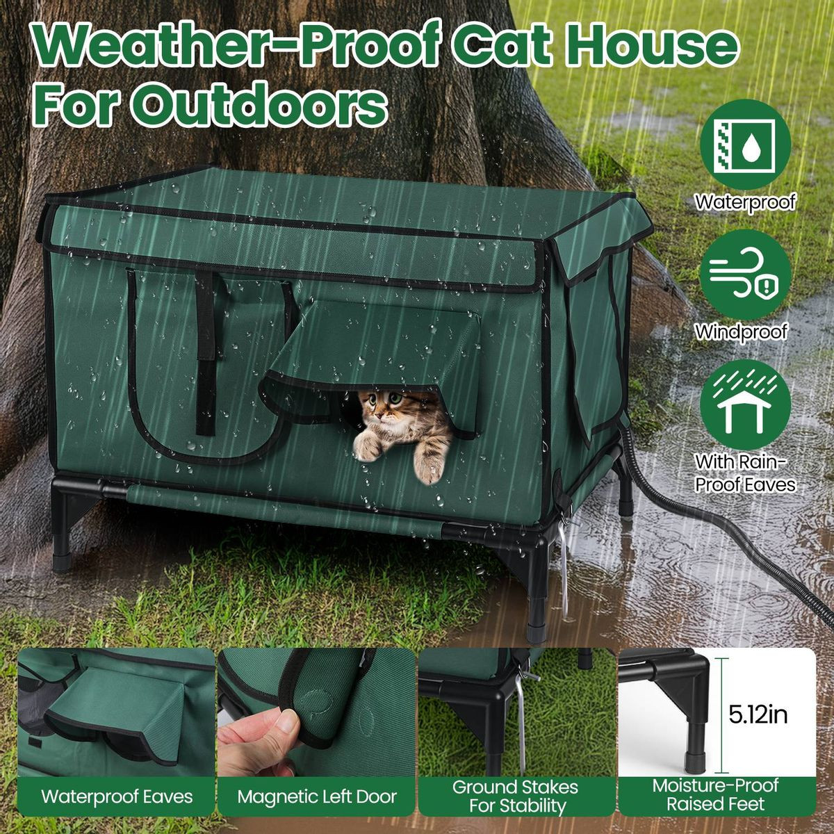 Heated Outdoor Cat House product image