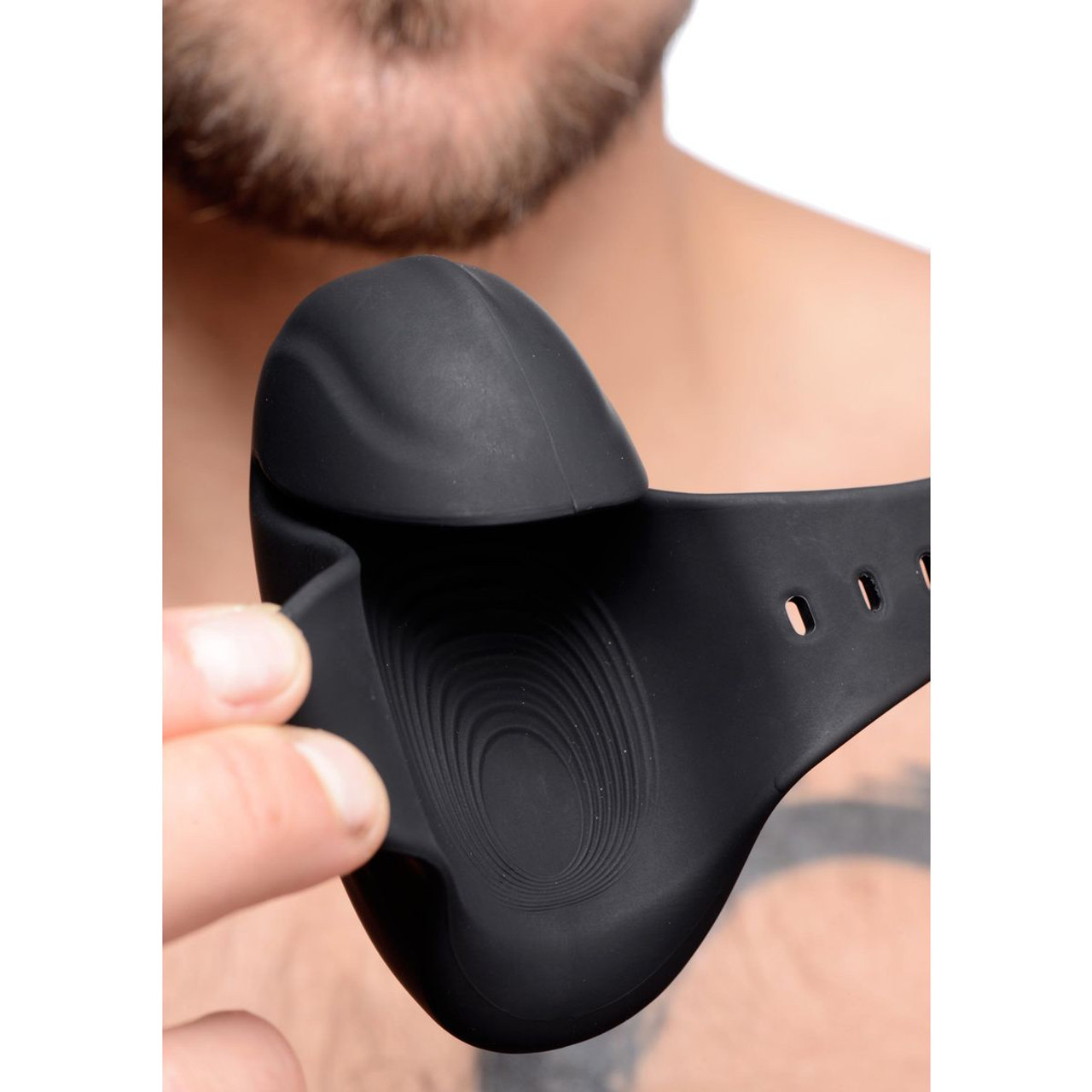 8X Vibrating Silicone Penis Head Stimulator product image