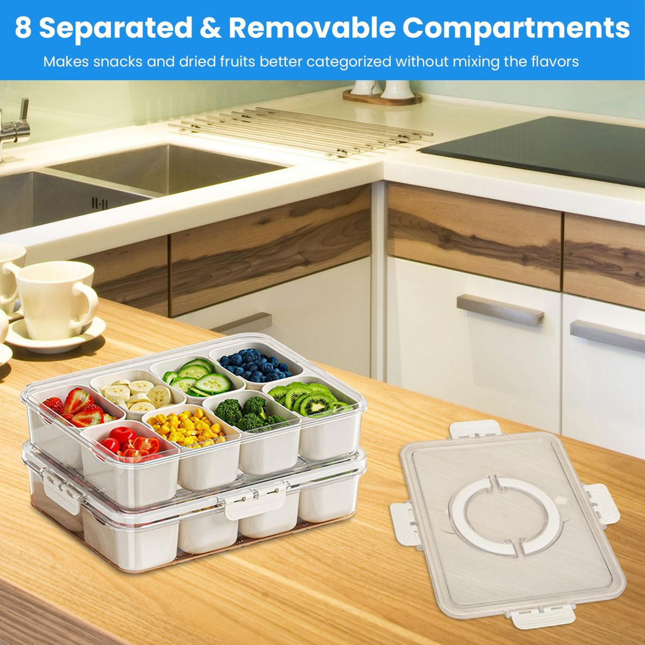 NewHome Divided Serving Tray (2-Pack) product image