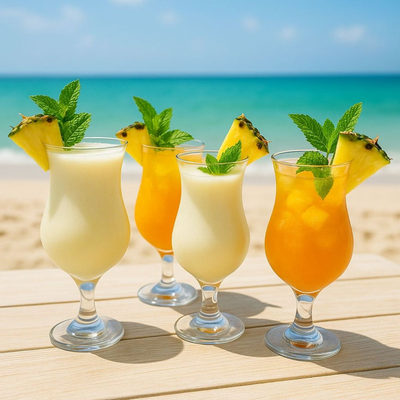 Epure Glass Venezia Pina Colada Hurricane Glasses (Set of 4) product image Epure Glass Venezia Pina Colada Hurricane Glasses (Set of 4) product image