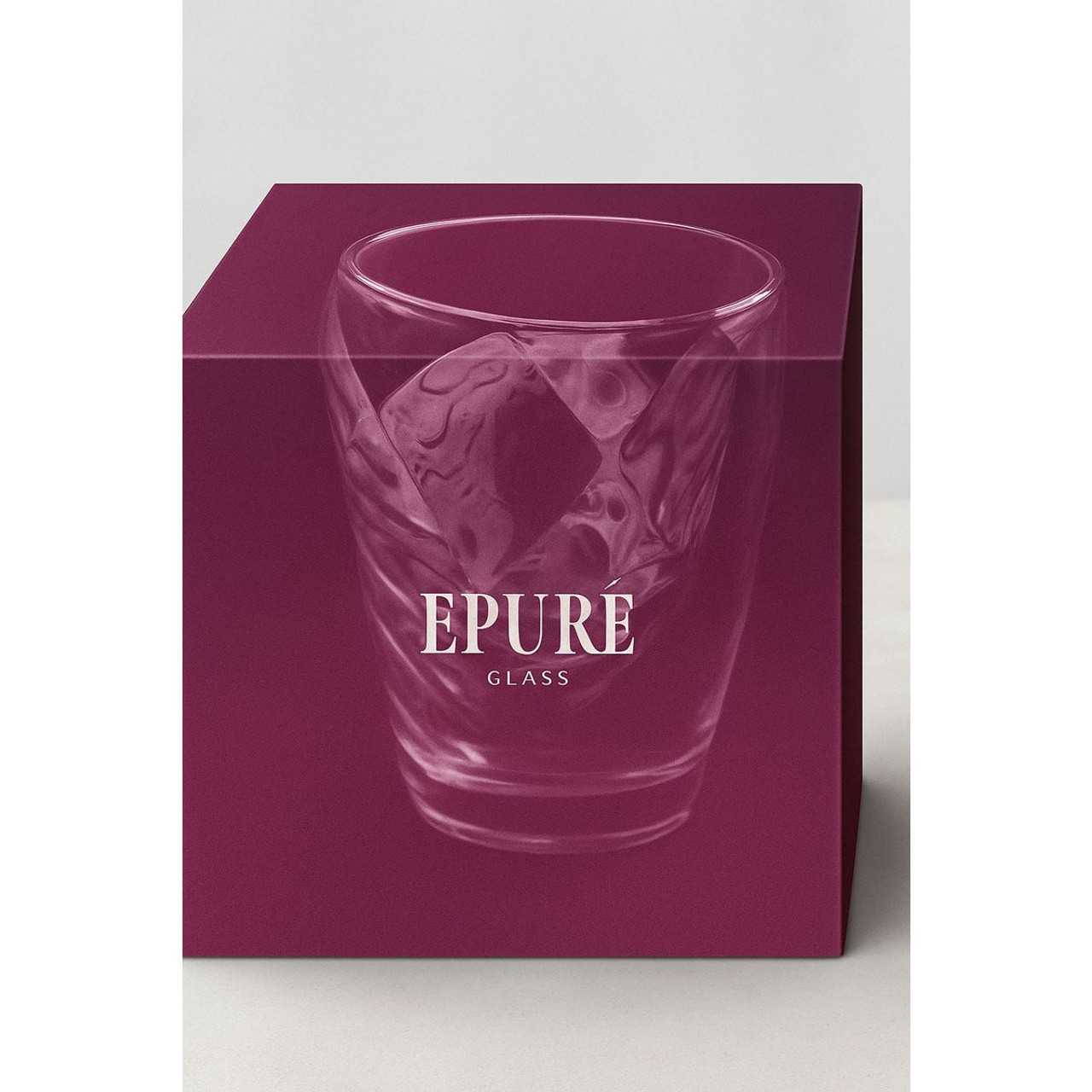 EPURE Elisse Luxe 13 oz Faceted Glass Cups (Set of 4) product image EPURE Elisse Luxe 13 oz Faceted Glass Cups (Set of 4) product image