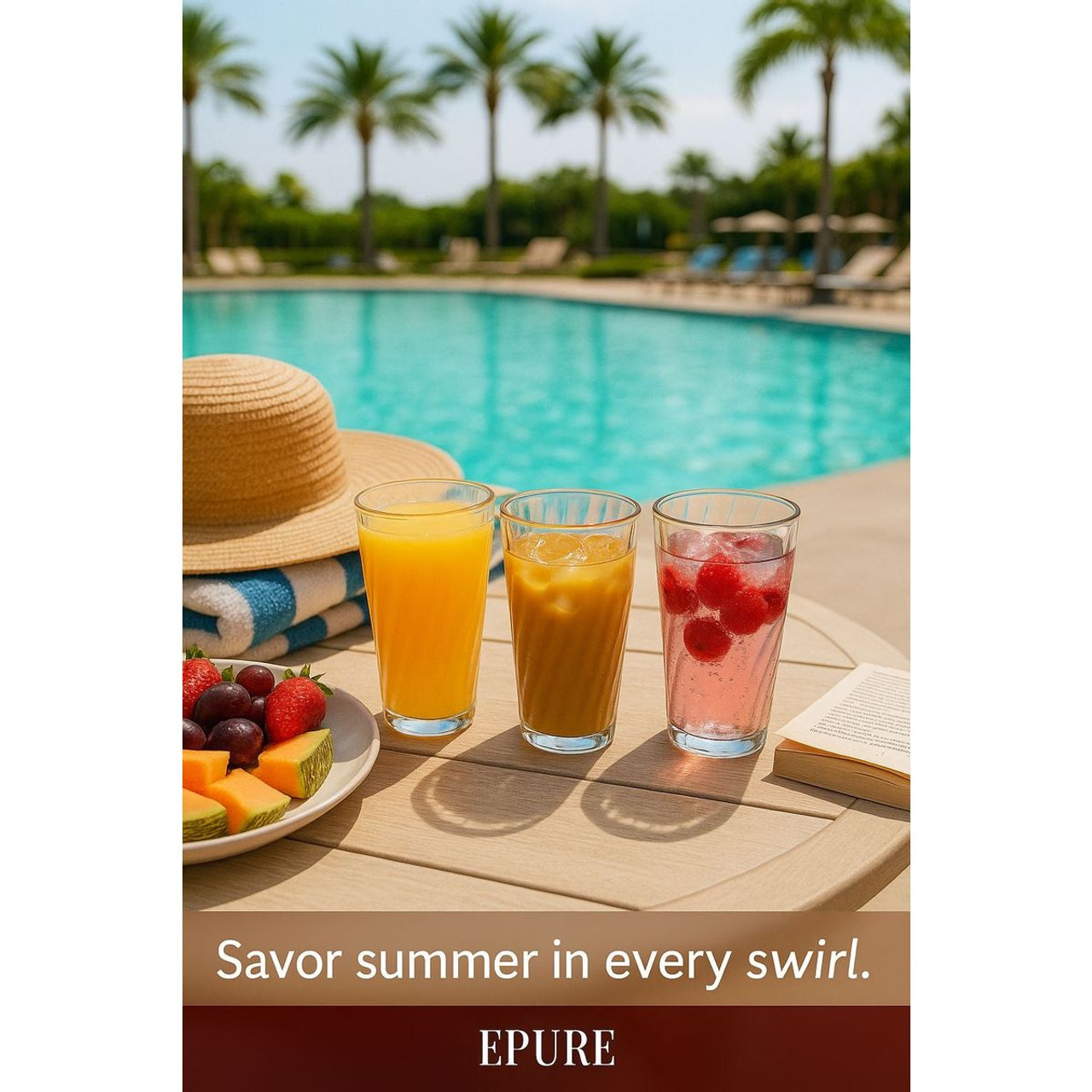 EPURE Onda Tumbler 16 oz. Cups (Set of 4) product image EPURE Onda Tumbler 16 oz. Cups (Set of 4) product image
