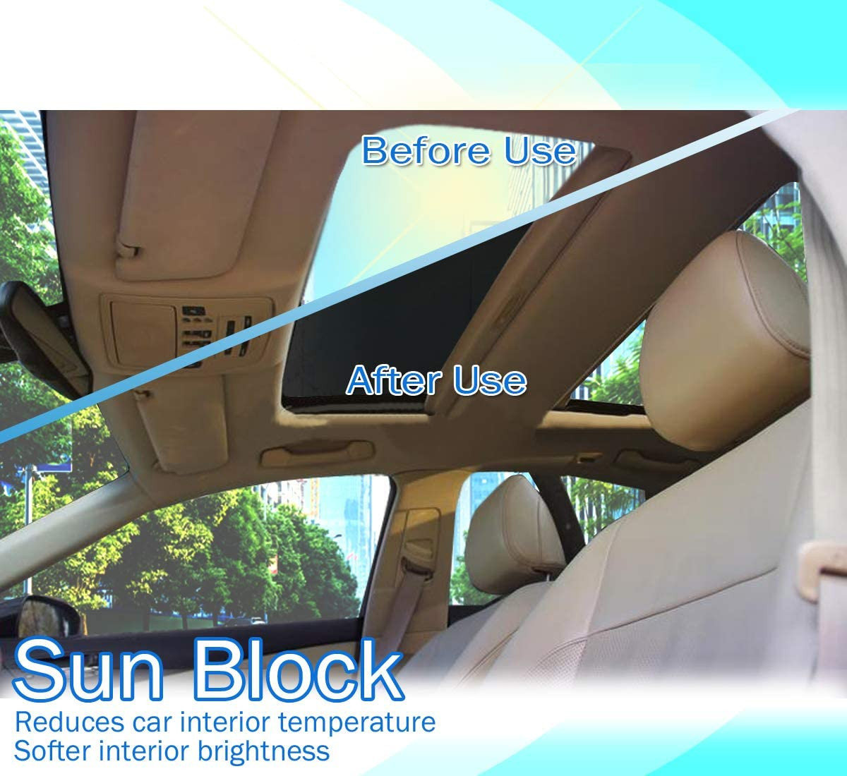 Zone Tech® Mesh Sun Roof Shade/bug Guard product image